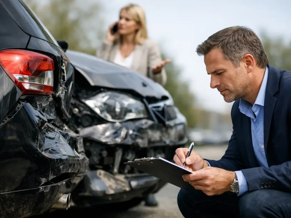 Kfz-Gutachter nach unverschuldetem Unfall